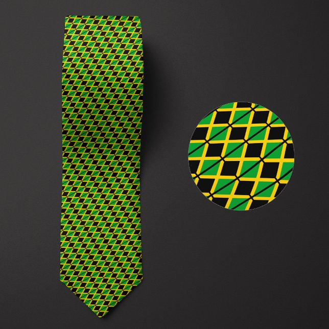 Corbata Patrón de la bandera de Jamaica (Subido por el creador)
