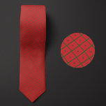 Corbata Patrón de la bandera de Marruecos<br><div class="desc">Flag of Morocco Pattern Necktie resalta los colores nacionales del país desde una distancia mediante el uso de un ingenioso diseño en ángulo. Tras una inspección más minuciosa,  el patrón repetible y sin fisuras de banderas pequeñas muestra el estandarte nacional del país de una manera estética y agradable.</div>