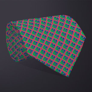 Corbata Patrón de la bandera de Namibia
