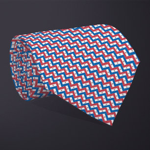 Corbata Patrón de la bandera paraguaya