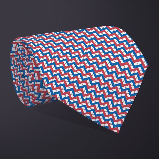 Corbata Patrón de la bandera paraguaya (Subido por el creador)