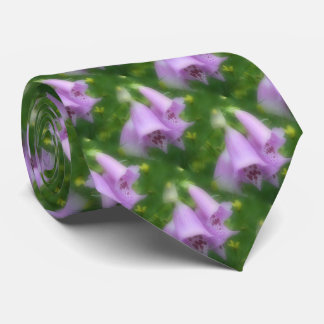 Corbata Patrón de la naturaleza de las flores de Foxglove