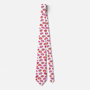 Corbata Patrón de labios