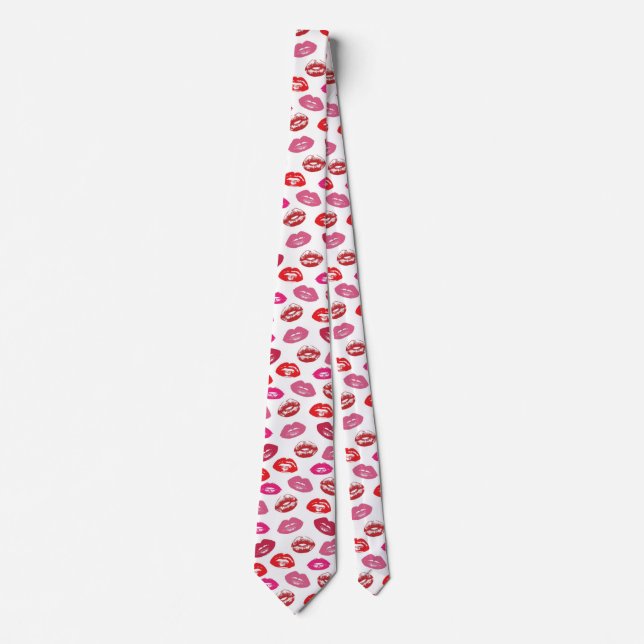 Corbata Patrón de labios (Anverso)