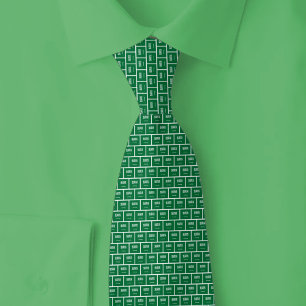 Corbata Patrón de ladrillo de la bandera de Arabia Saudita