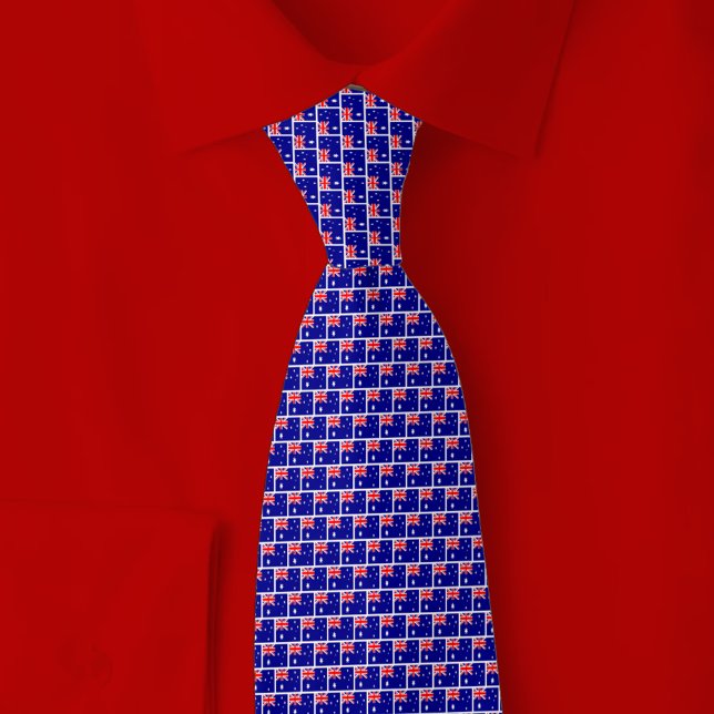 Corbata Patrón de ladrillo de la bandera de Australia (Subido por el creador)