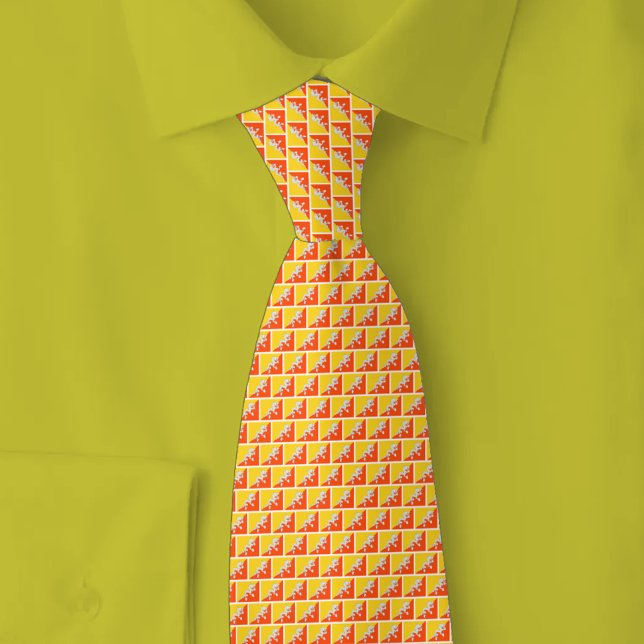 Corbata Patrón de ladrillo de la bandera de Bután (Subido por el creador)