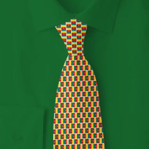 Corbata Patrón de ladrillo de la bandera de Camerún