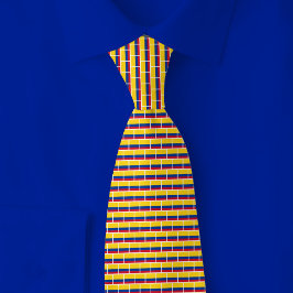 Corbata Patrón de ladrillo de la bandera de Colombia