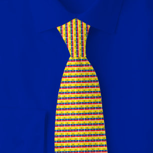 Corbata Patrón de ladrillo de la bandera de Ecuador