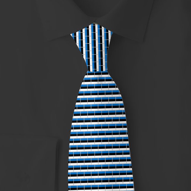 Corbata Patrón de ladrillo de la bandera de Estonia (Subido por el creador)