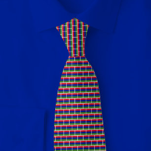 Corbata Patrón de ladrillo de la bandera de Gambia