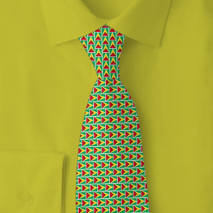 Corbata Patrón de ladrillo de la bandera de Guyana
