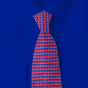 Corbata Patrón de ladrillo de la bandera de Haití