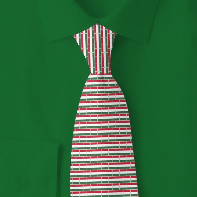 Corbata Patrón de ladrillo de la bandera de Hungría (Subido por el creador)
