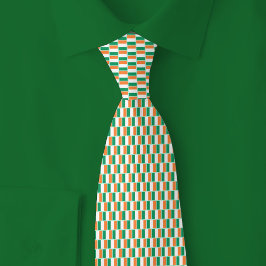 Corbata Patrón de ladrillo de la bandera de Irlanda