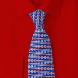 Corbata Patrón de ladrillo de la bandera de Islandia