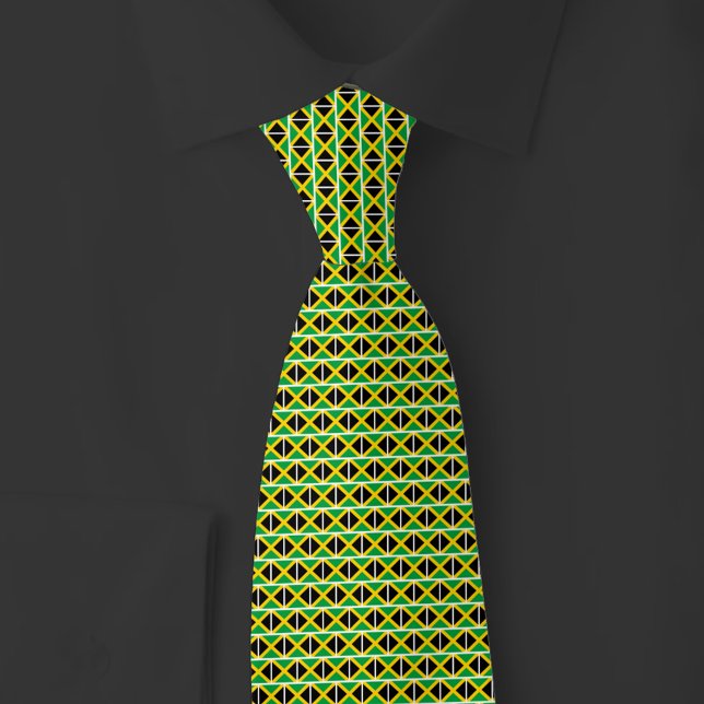 Corbata Patrón de ladrillo de la bandera de Jamaica (Subido por el creador)