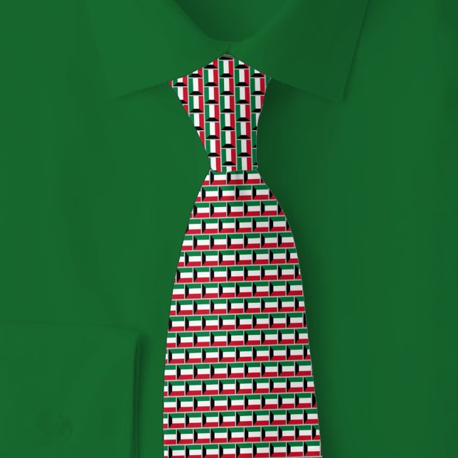 Corbata Patrón de ladrillo de la bandera de Kuwait (Subido por el creador)