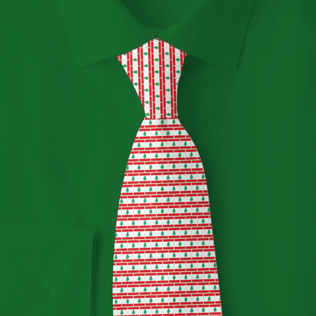 Corbata Patrón de ladrillo de la bandera de Líbano (Subido por el creador)