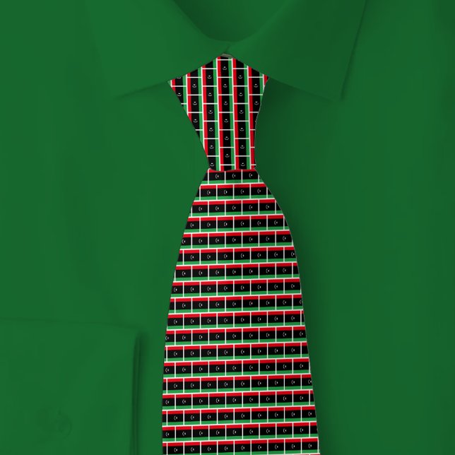 Corbata Patrón de ladrillo de la bandera de Libia (Subido por el creador)