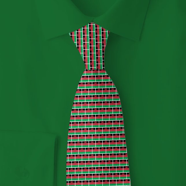 Corbata Patrón de ladrillo de la bandera de Malawi (Subido por el creador)