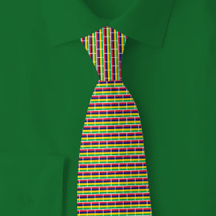 Corbata Patrón de ladrillo de la bandera de Mauricio