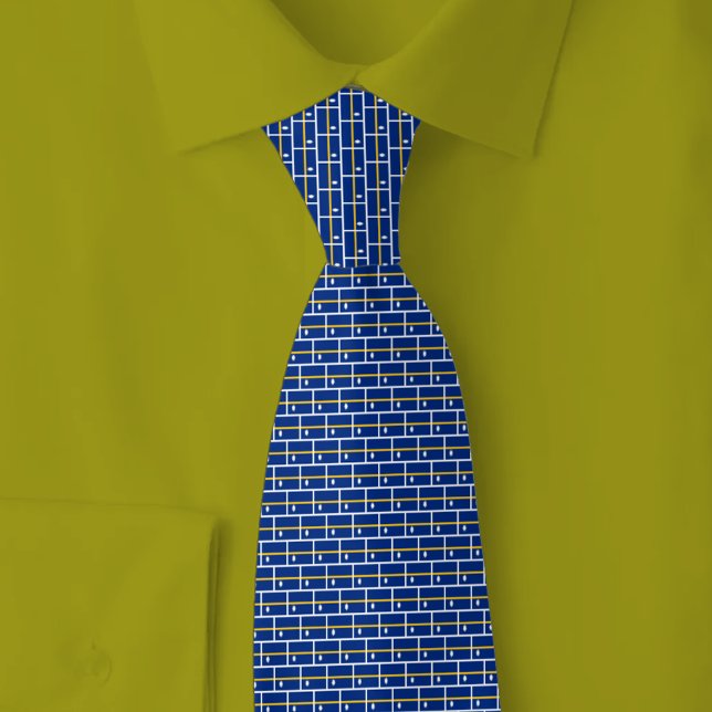 Corbata Patrón de ladrillo de la bandera de Nauru (Subido por el creador)