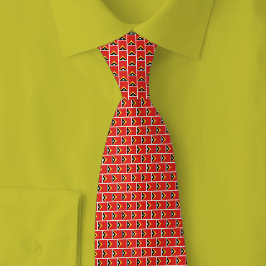 Corbata Patrón de ladrillo de la bandera de Timor-Leste