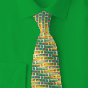 Corbata Patrón de ladrillo de la bandera de Togo