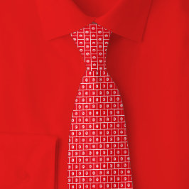 Corbata Patrón de ladrillo de la bandera de Túnez