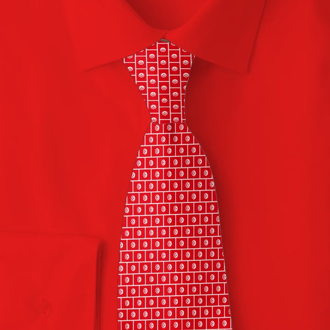 Corbata Patrón de ladrillo de la bandera de Túnez (Subido por el creador)