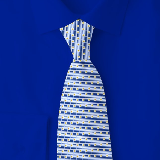 Corbata Patrón de ladrillo de la bandera de Uruguay (Subido por el creador)