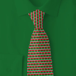 Corbata Patrón de ladrillo de la bandera de Vanuatu