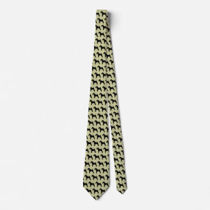 Corbata Patrón de las siluetas del territorio galés   Perr