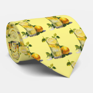Corbata Patrón de limonada atada de Guay