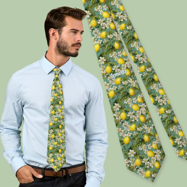 Corbata Patrón de limones (Subido por el creador)