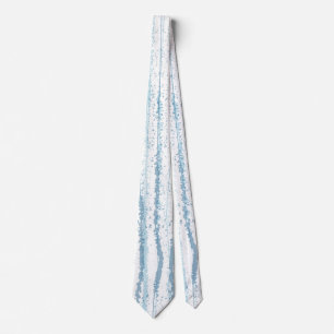 Corbata Patrón de línea de acuarela azul