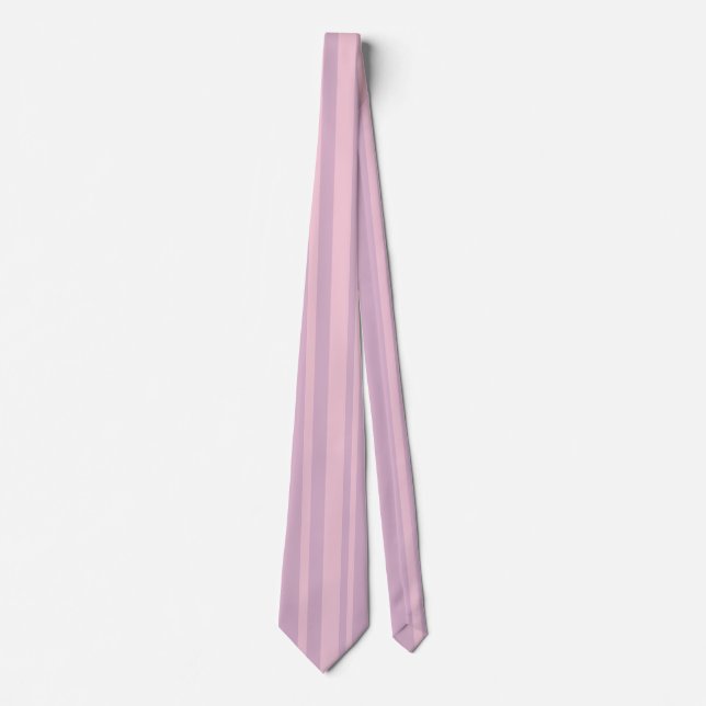 Corbata Patrón de Línea Púrpura y Rosa (Anverso)