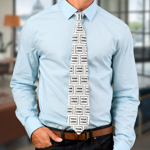 Corbata Patrón de logotipo comercial de personalizado en b
