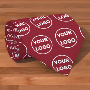 Corbata Patrón de logotipo comercial de personalizado en B