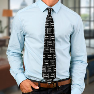 Corbata Patrón de logotipo comercial de personalizado en n