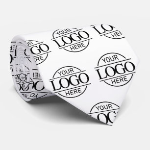 Corbata Patrón de logotipo de negocio de marca personaliza