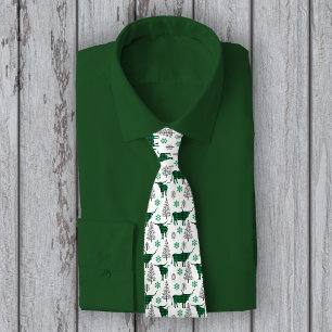 Corbata Patrón de Longhorn con relleno de búfalo verde