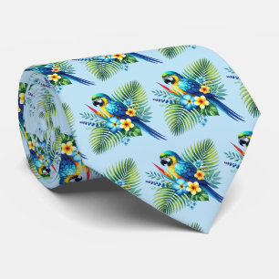 Corbata Patrón de loro en baldosas genial