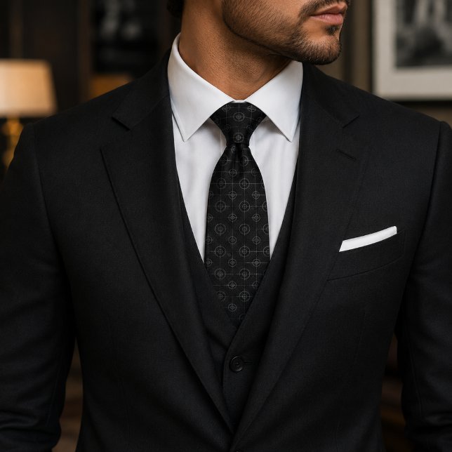 Corbata Patrón de lujo geométrico moderno (Subido por el creador)