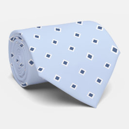 Corbata Patrón de lunares de diamante azul de vincapervinc