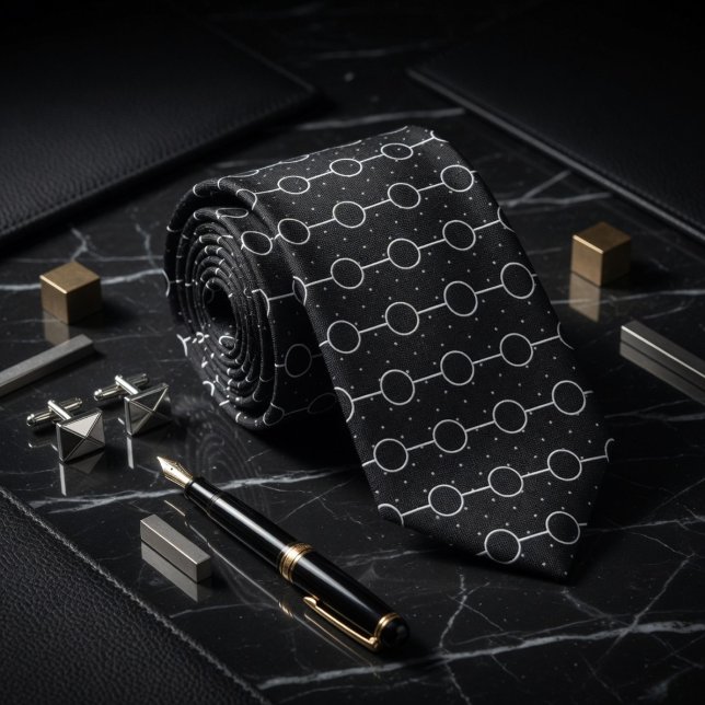 Corbata Patrón de Lunares Micro Grid de Sombra (Subido por el creador)