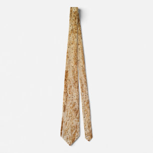 Corbata Patrón de madera de corteza