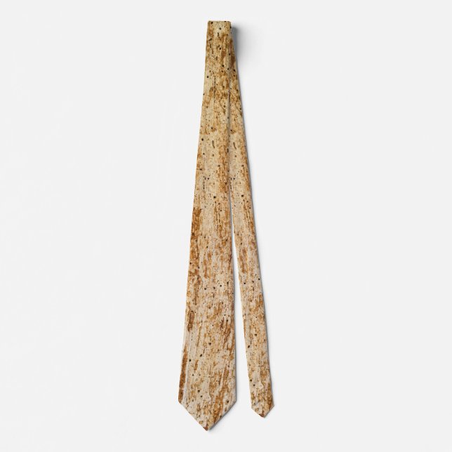 Corbata Patrón de madera de corteza (Anverso)